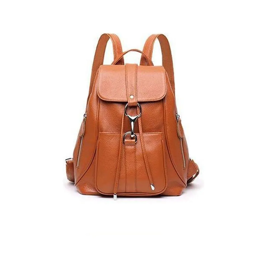 AlliLux Softback Leather Alligator Pattern Backpack