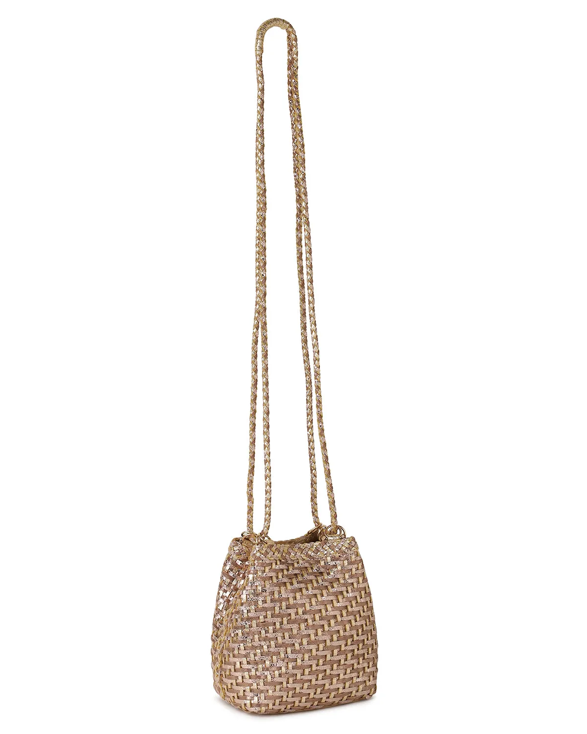 Annick Gold Multi Small Bucket Crossbody