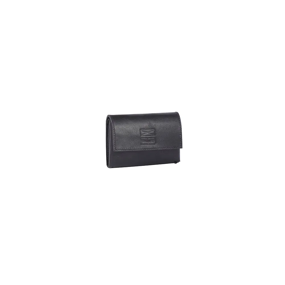 Leather Card Holder- Black