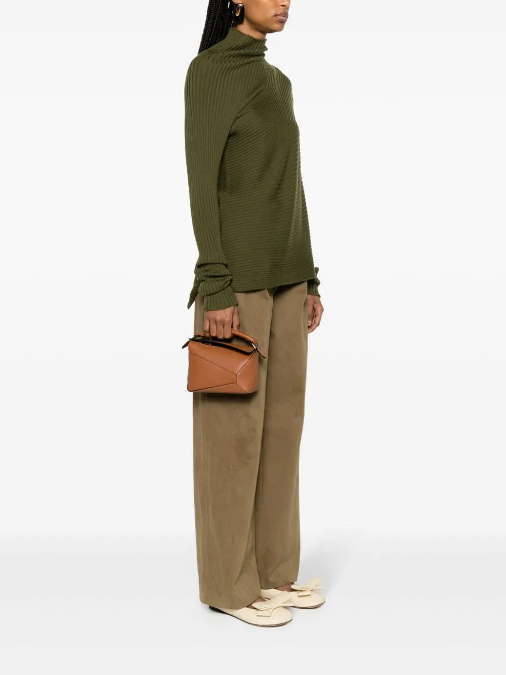 Loewe Women Puzzle Edge Mini Leather Handbag