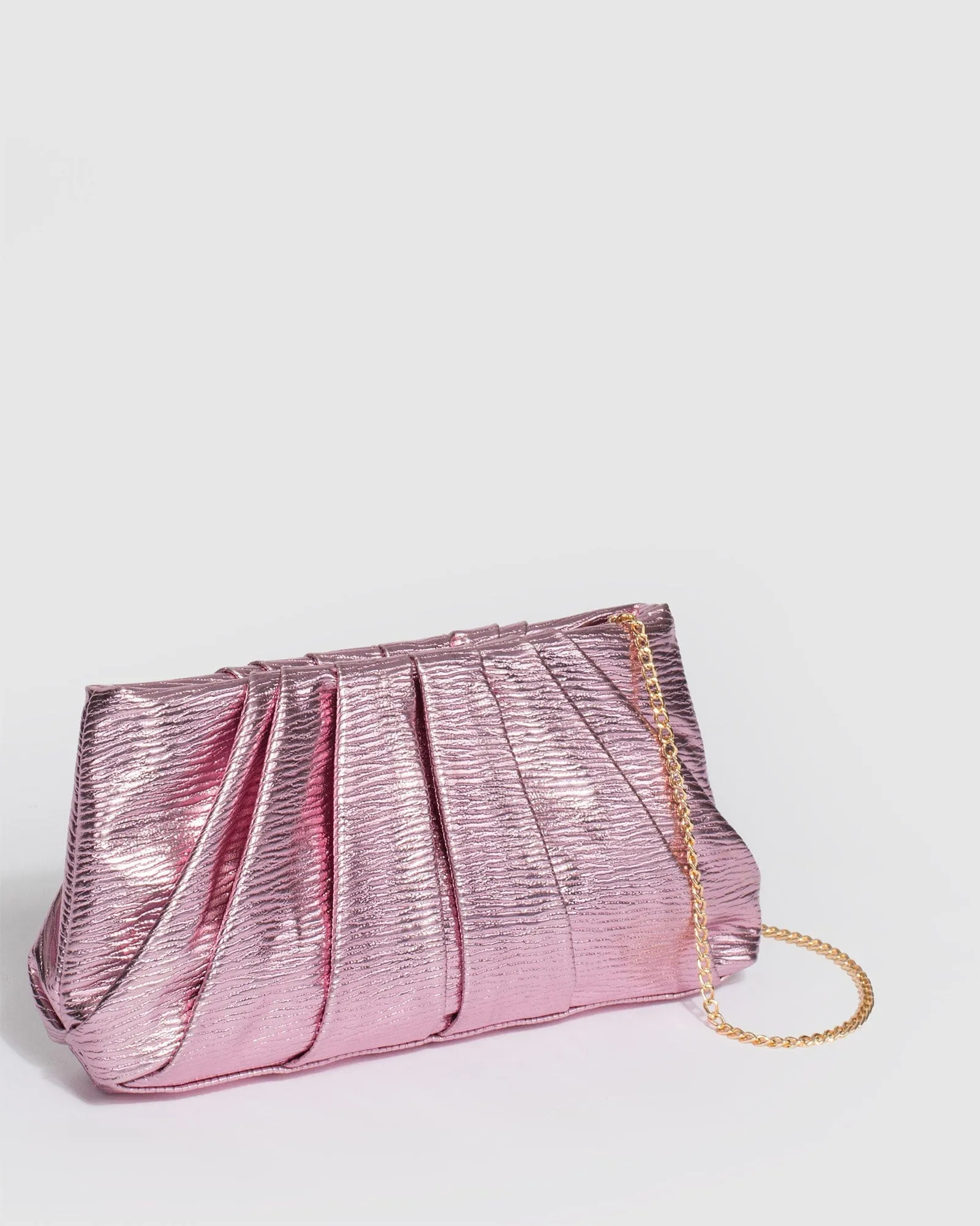 Pink Lucy Pouch Clutch Bag